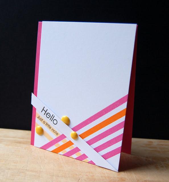 diagonales washi tape