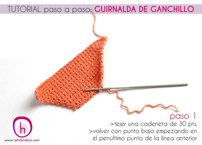 Tutorial crochet La hilandera Mercería Taller paso 1