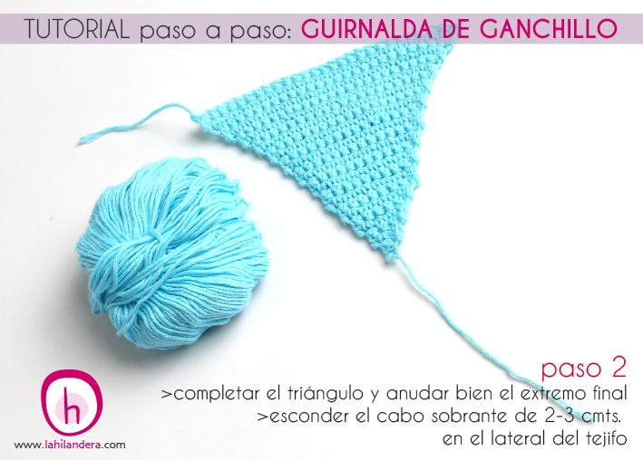 Tutorial crochet paso 2 La Hilandera Mercería Taller