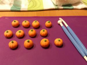 Calabacitas de fondant