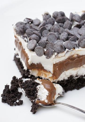 lasaña de chocolate