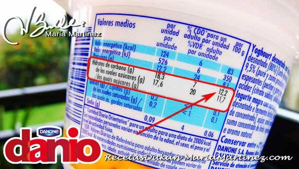 Danio de Danone y Dieta Dukan: NO apto