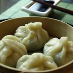 Dim sum de espinaca y gamba