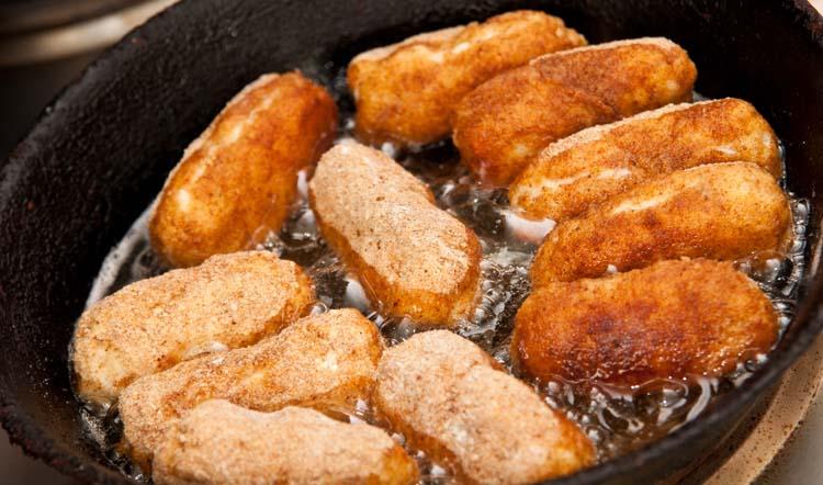 freir croquetas de pescado