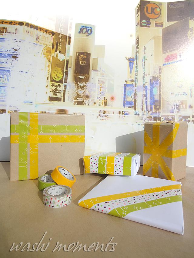 papel kraft y whasi tape