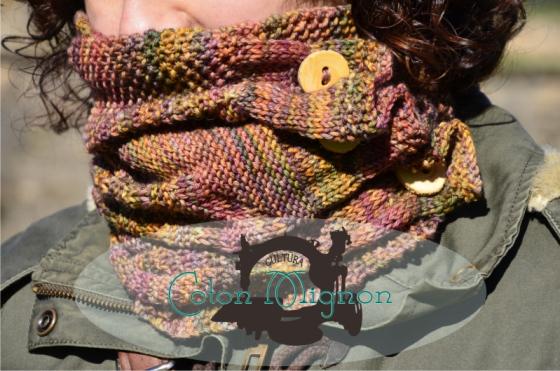 Bufanda en punto cultura coton mignon