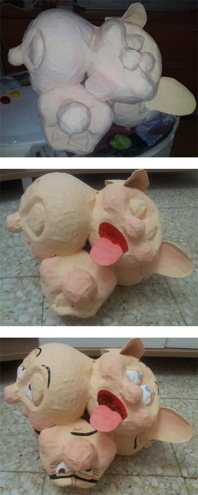 CABEZA ENANITOS PINTADAS