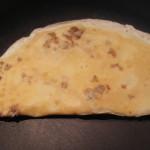 Filloas de carnaval con chicharrones