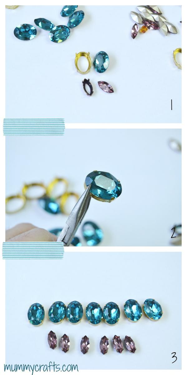 Cómo engastar cabujones paso a paso