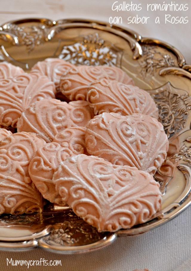 Receta de galletas románticas con sabor a rosas