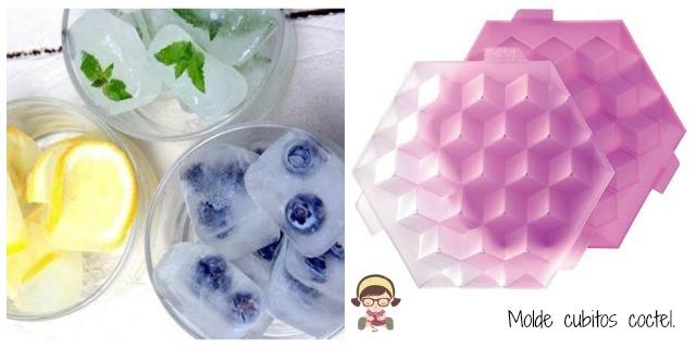 molde para cubitos coctel