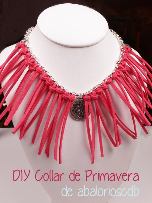 Collar de Primavera paso a paso, precioso!