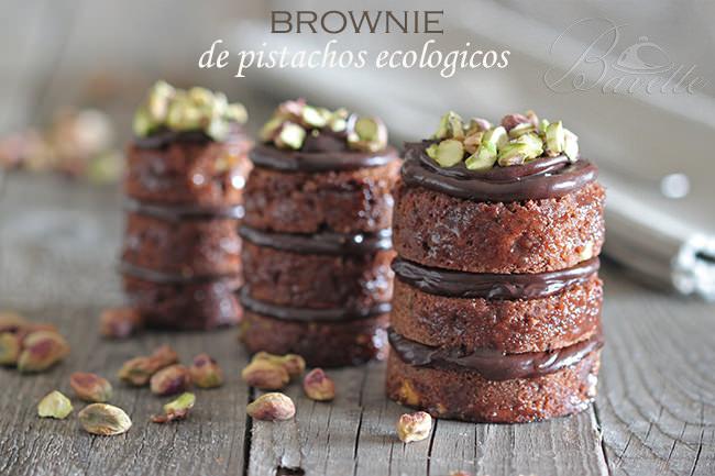 Brownie de pistachos