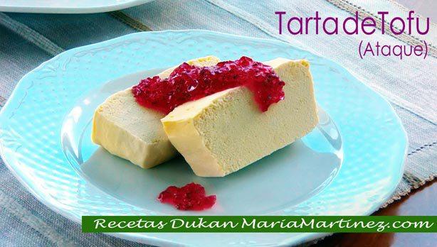Recetas Dukan con Tofu: Tarta de Tofu (Ataque)
