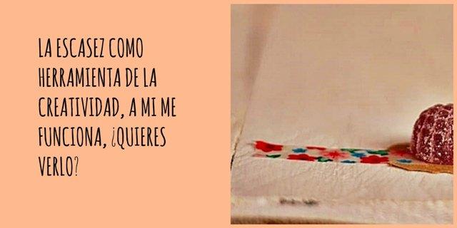 creatividad y escasez