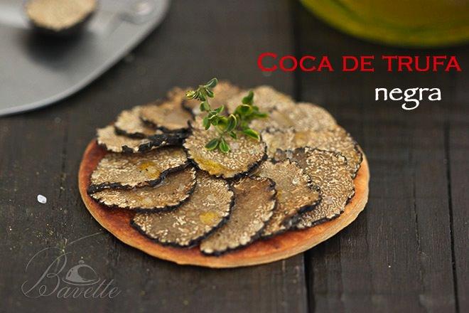 Coca de trufa negra