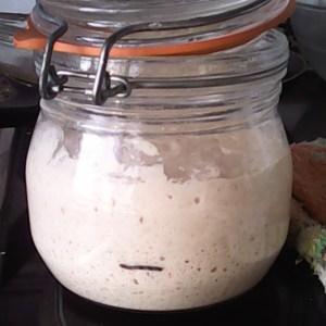 Preparando pan en cada. ¡Qué bien huele!. Apunta cómo se hacen unos panecillos de masa madre