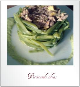 ensalada de judías verdes