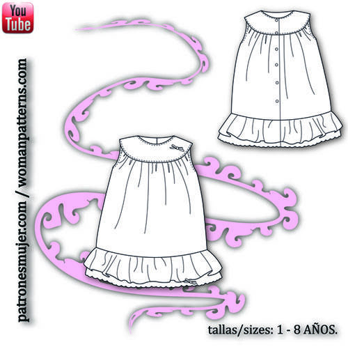 vestido niña-patronesmujer