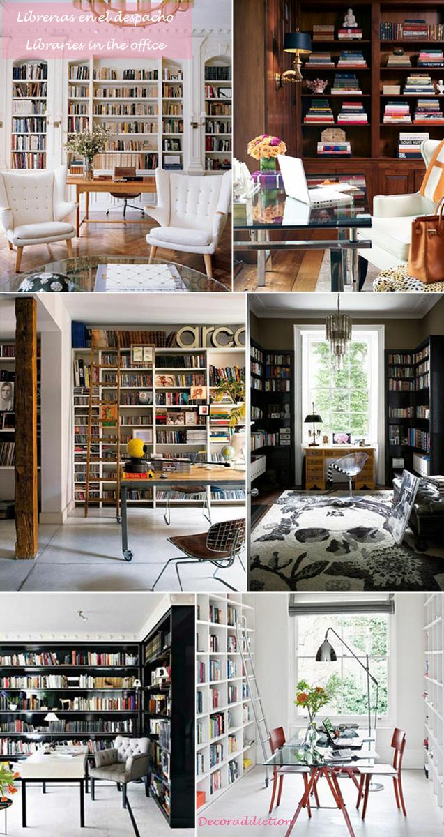 Librerías en casa - Libraries at home_despacho