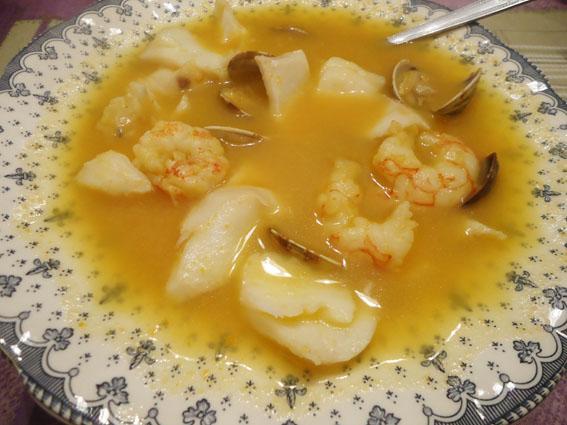 sopa pescado