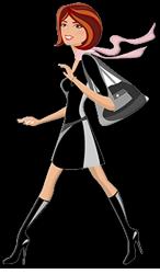 una niña de pie delgado