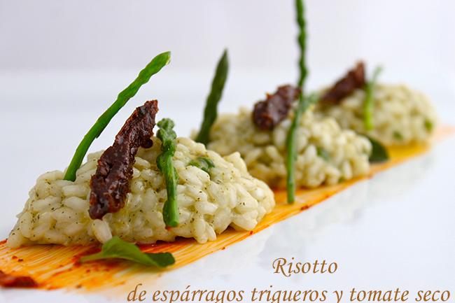 Risotto con espárragos