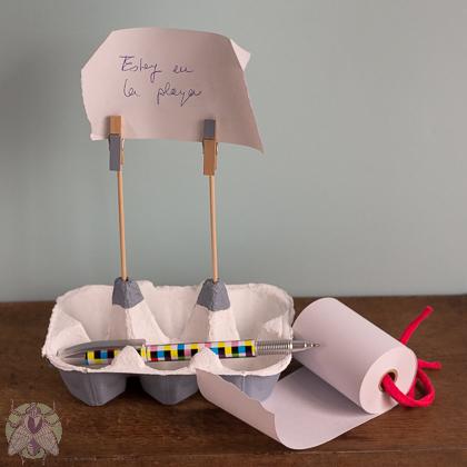 message in a güever