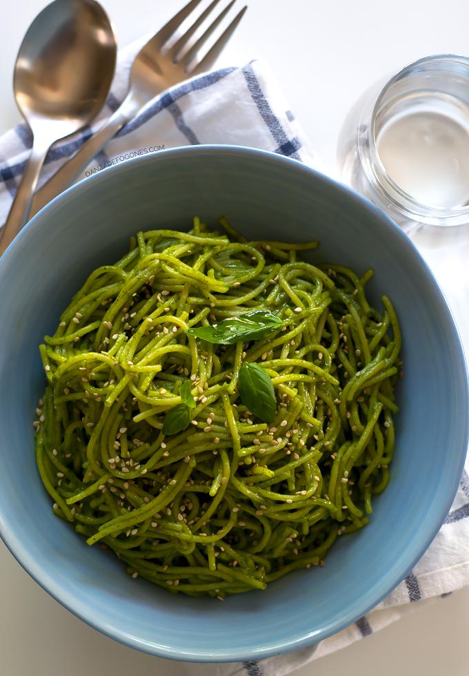 Receta de Pasta con Salsa Verde