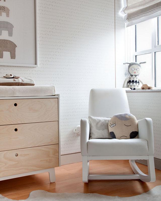Dormitorio de bebé en colores neutros - Neutral colors baby