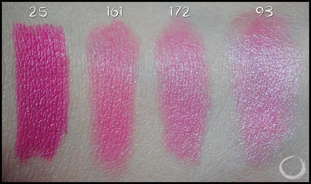 Swatches labiales Easy Paris