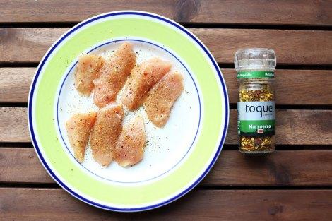 Pollo especiado