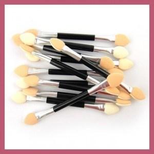 Cosmetic Tools 12pcs Double Slider Eyeshadow Stick Sponge Eye font b Shadow b font Stick Eye 300x300 Cómo usar las BROCHAS de maquillaje