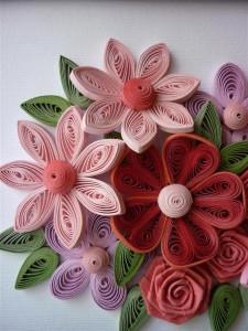 ramo flores quilling andreascrafts