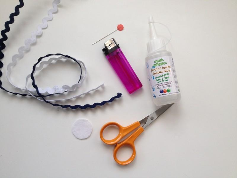 materiales para realizar una flor de picunela