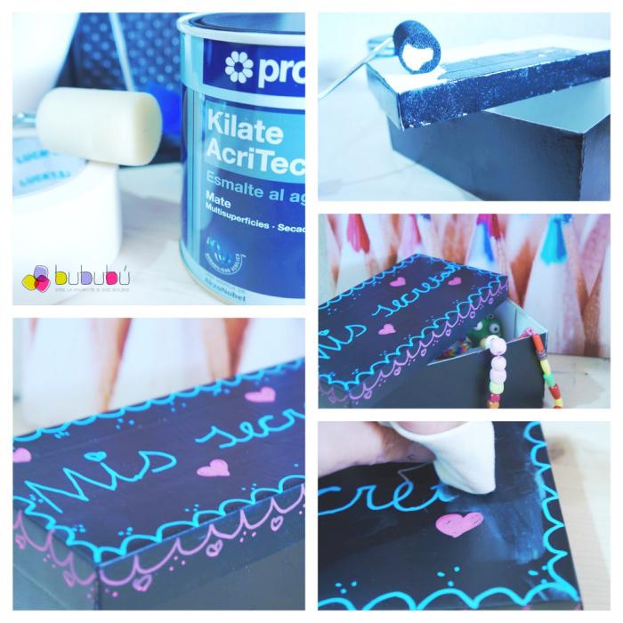 pintura de pizarra bububu