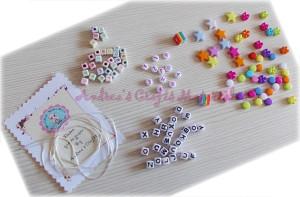 pulsera busca acrilica materiales