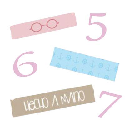 washi tape descargable