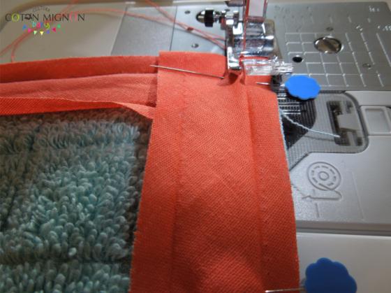 costura de esquina bies