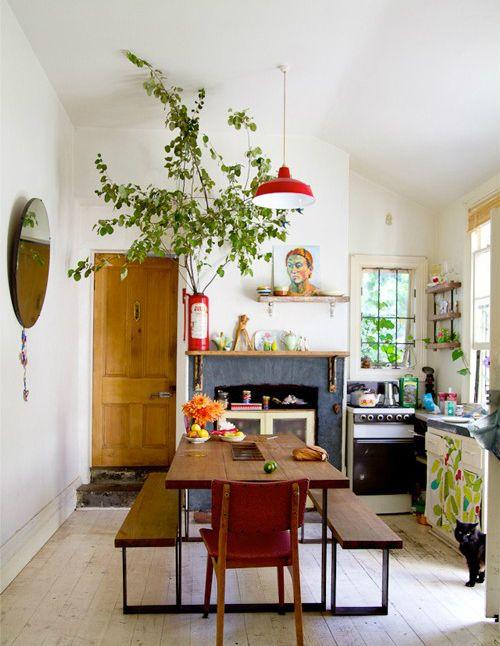 Vegetación estilo bohemio