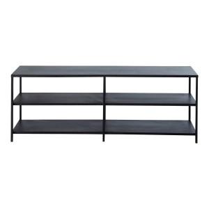 Mueble de TV negro estilo industrial