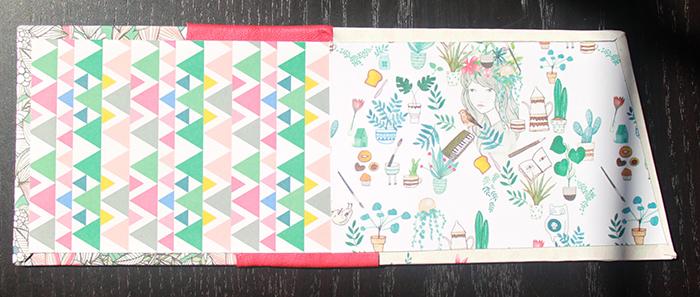 Forramos el interior de las tapas del album