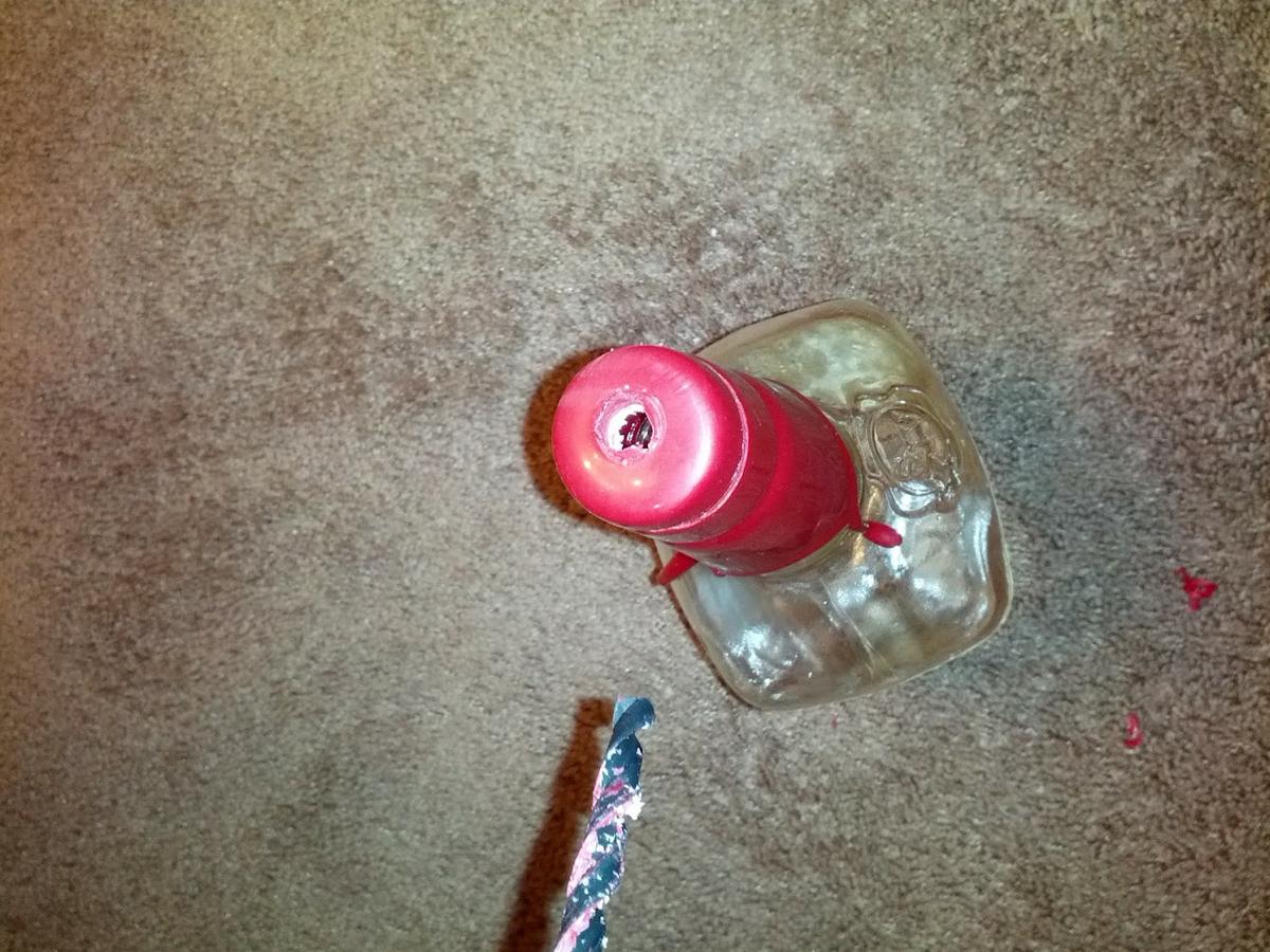 diy lampara botella 5