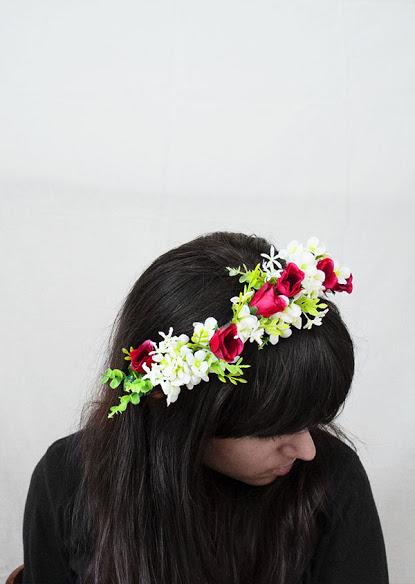 Tutorial DIY diadema o corona de flores - Enemy Dolls