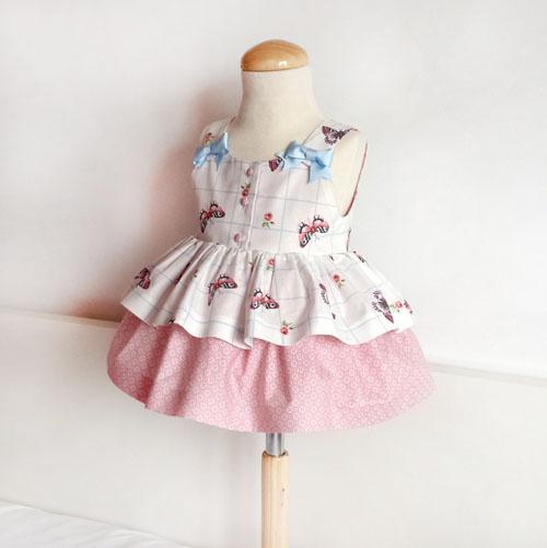 2. DIY costura fácil - Vestido flamenca bebé - volantes 