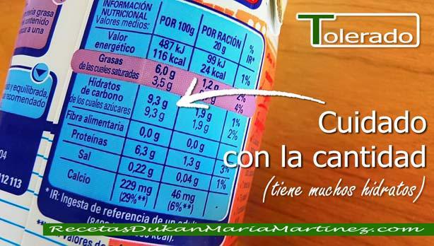 Nata apta Dukan: Leche evaporada Nestlé Ideal 6% materia grasa (Tolerado, Crucero)