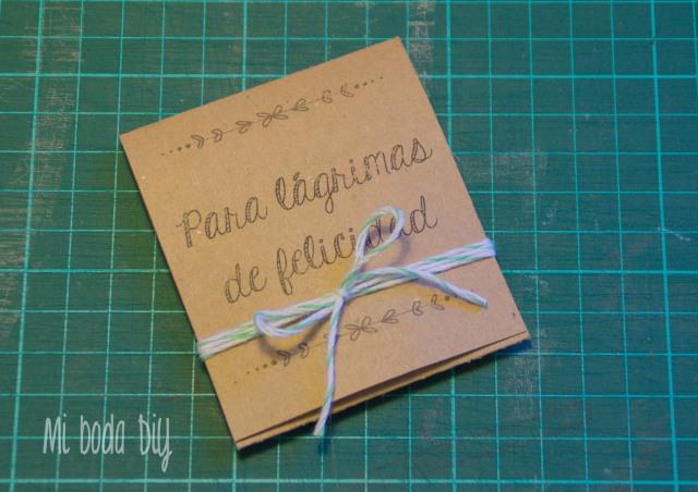 Diy: pañuelos para lágrimas de felicidad 7