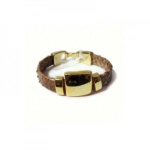 pulsera-02-cuero-piel-de-serpiente-marron-y-zamak