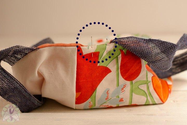 cerrar con alfileres la abertura 13