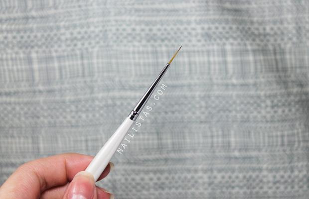 pincel para nail art punta fina